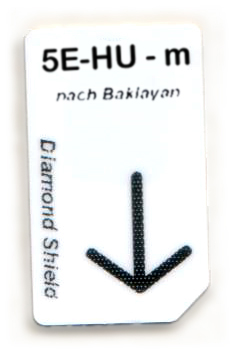 5 Elemente Holz U Chipcard  5 Elemente-Holz-Unterstützung Chipcard nach Baklayan
