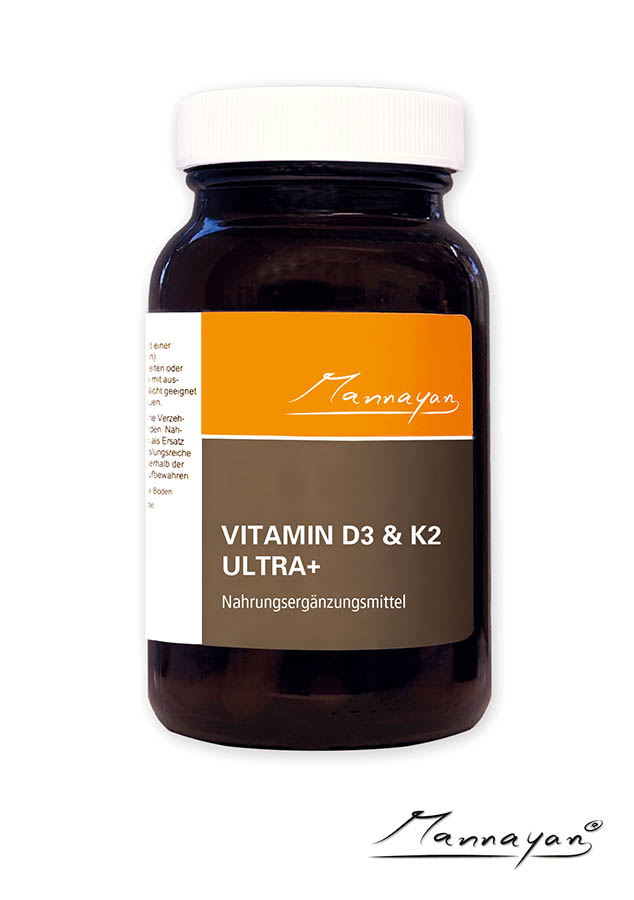 Mannayan VITAMIN D3 & K2 Ultra + (60 Kapseln)
