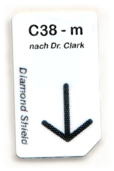 C38 - m Chipcard nach Dr. Clark für Diamond Shield Zapper