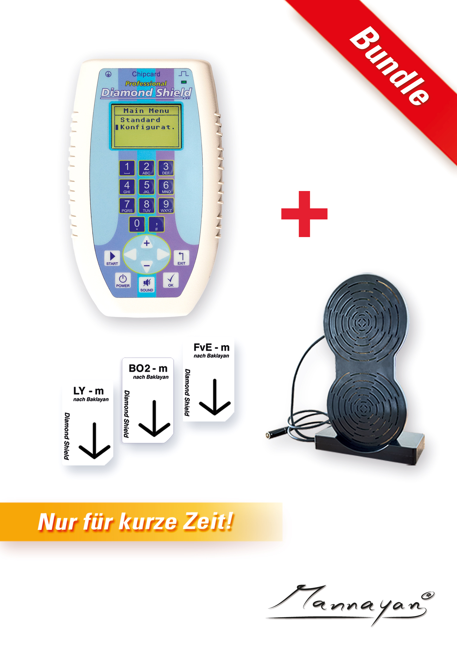 Diamond Shield Professional Zapper inkl. Fraktal-Verstärker