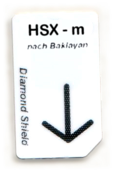 HSX - m Chipcard nach Baklayan für Diamond Shield Zapper