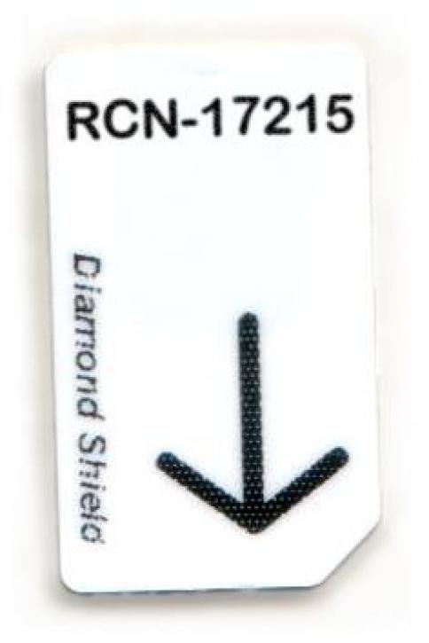 RCN-17215-DS Chipcard für Diamond Shield Zapper