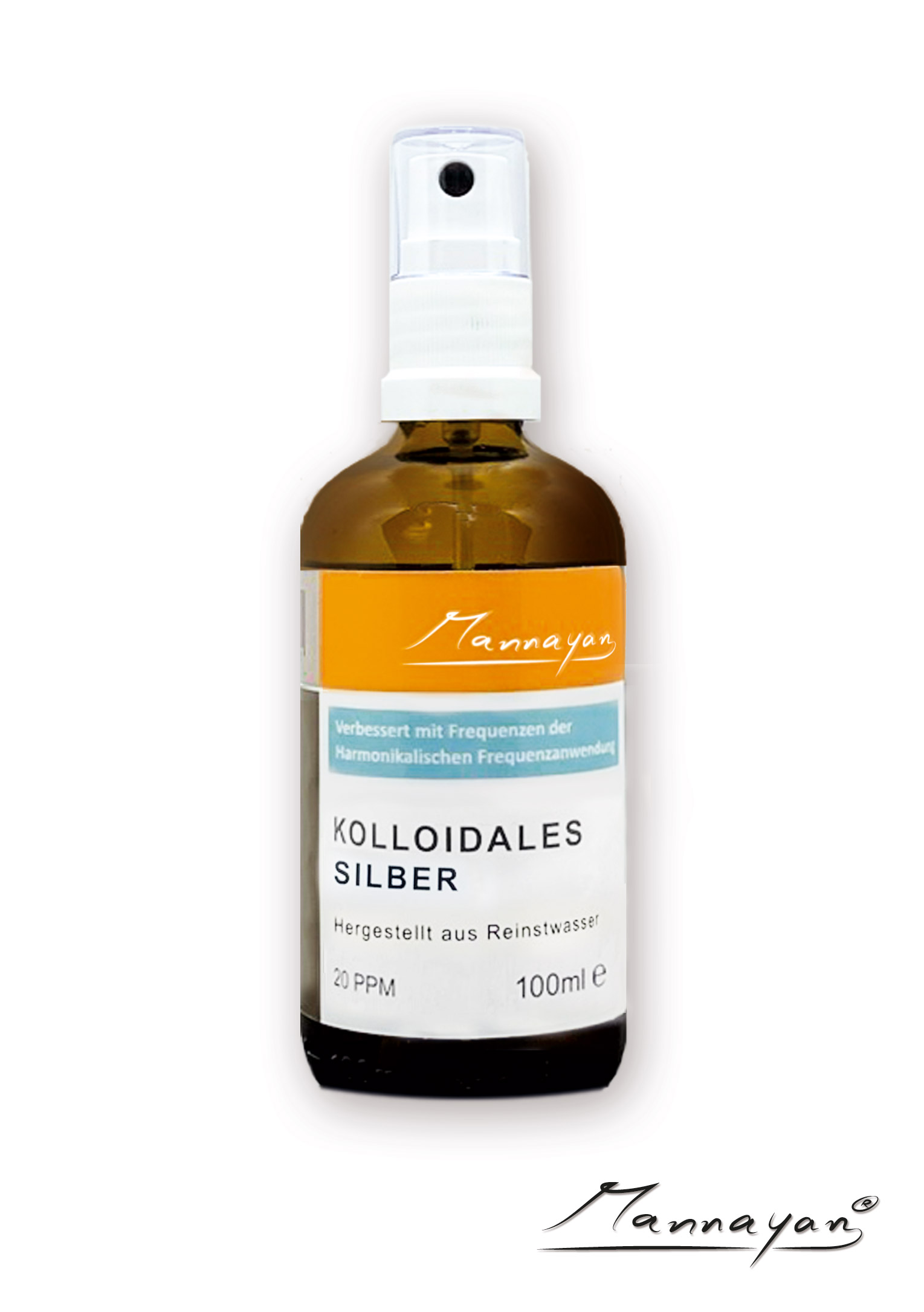 Mannayan Kolloidales Silber 100 ml | Silberwasser Mannayan Kolloidales Silber 100 ml | Silberwasser
