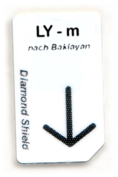 LY - m Chipcard nach Baklayan für Diamond Shield Zapper