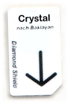 Crystal Chipcard nach Baklayan für Diamond Shield Zapper