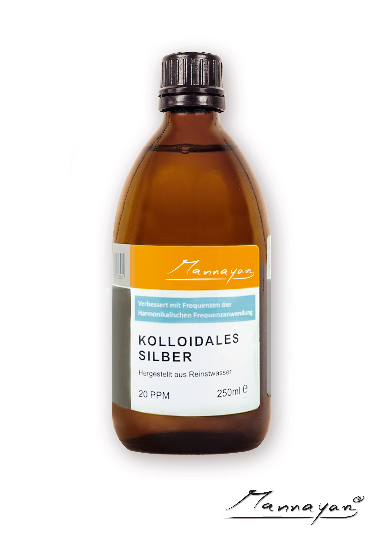 Mannayan Kolloidales Silber 250 ml | Silberwasser Mannayan Kolloidales Silber 250 ml | Silberwasser