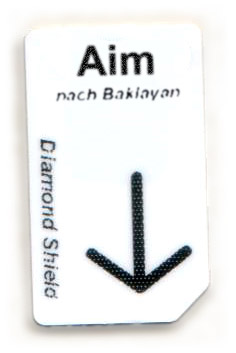 Aim Chipcard   Aim Chipcard nach Baklayan für Diamond Shield Zapper