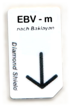 EBV - m Chipcard nach Baklayan für Diamond Shield Zapper