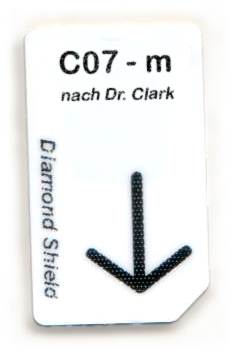 C07 - m Chipcard nach Dr. Clark für Diamond Shield Zapper