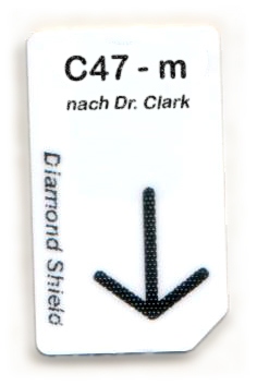 C47- m Chipcard nach Dr. Clark für Diamond Shield Zapper