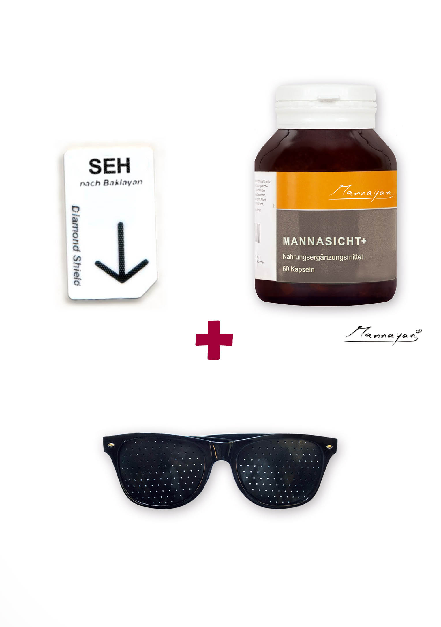 Bundle Chipcard SEH + Mannayan Mannasicht+ + Lochrasterbrille - vorübergehend nicht verfügbar