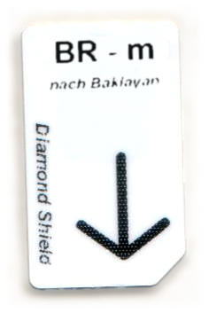 BR -  m Chipcard  BR - m Chipcard nach Baklayan für Diamond Shield Zapper