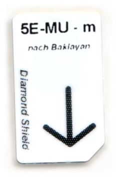 5 Elemente Metall U Chipcard 5 Elemente-Metall-Unterstützung Chipcard nach Baklayan
