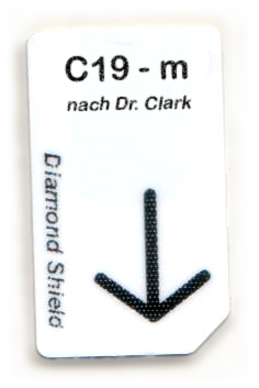 C19 - m Chipcard nach Dr. Clark für Diamond Shield Zapper