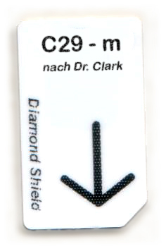 C29 - m Chipcard nach Dr. Clark für Diamond Shield Zapper